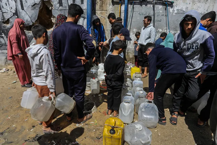 UN says Israel depriving 1M Palestinians in Gaza with 'reduced water supplies' for 2nd day