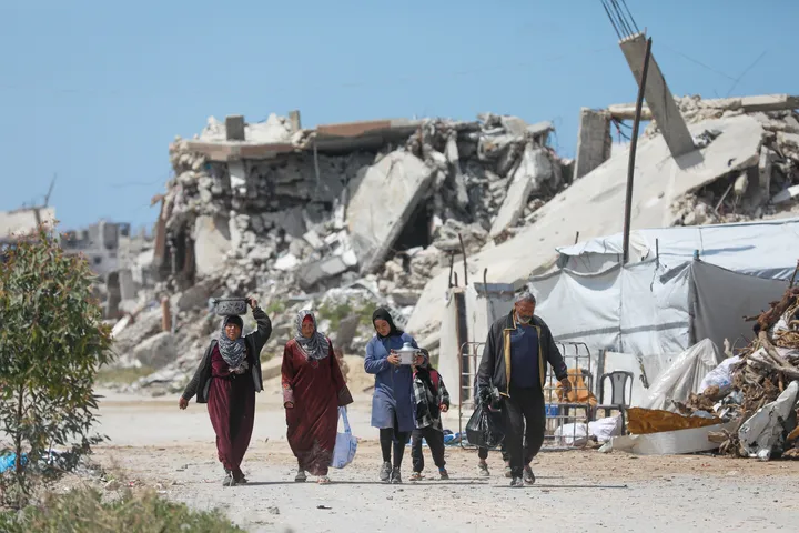 Türkiye y otros siete países condenan los planes de Israel para desplazar a palestinos fuera de Gaza