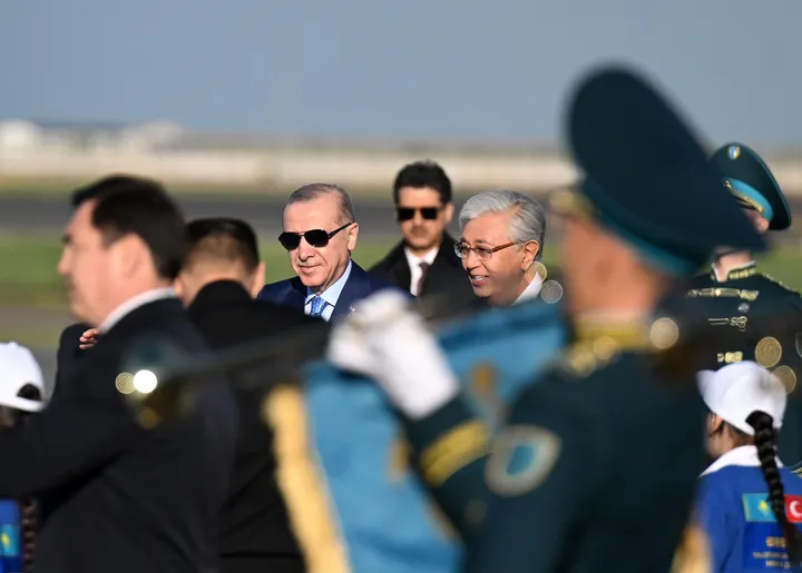 جۇمھۇر رەئىس ئەردوغان قىرغىزىستانغا يېتىپ باردى
