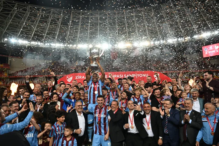 Presidente Erdogan parabenizou o Trabzonspor, vencedor da Taça da Türkiye