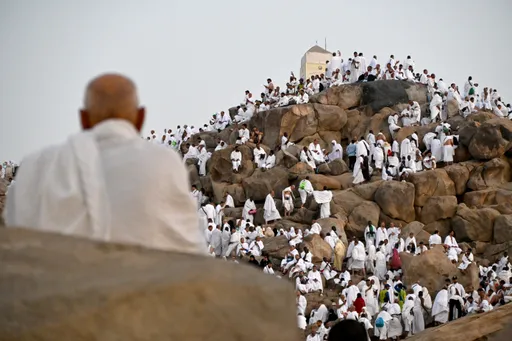 Höhepunkt der Hadsch: Muslime beten auf dem Berg Arafat
