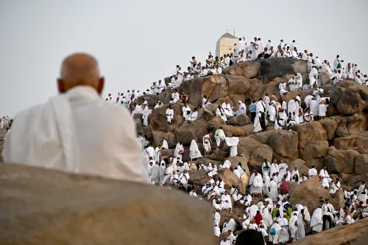 Höhepunkt der Hadsch: Muslime beten auf dem Berg Arafat