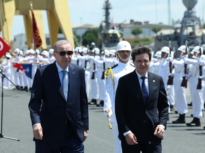 Președintele Erdoğan: Türkiye exportă prima navă de război către un membru NATO și UE