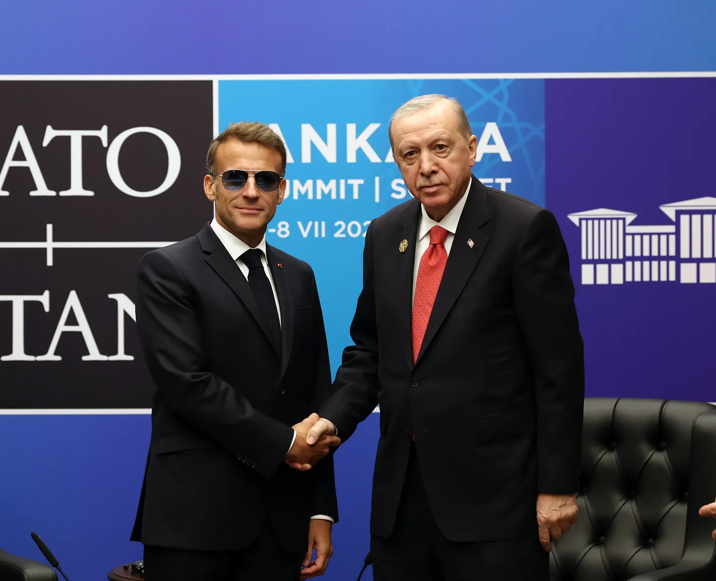 Erdoğan takon homologun francez në kuadër të samitit të NATO-s