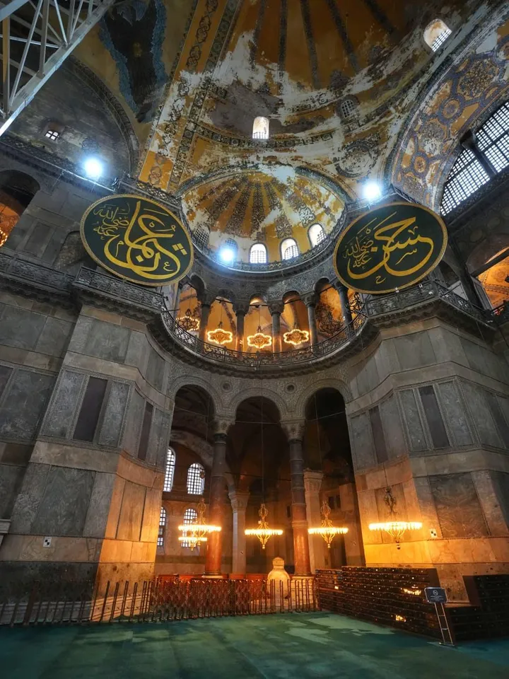 Erdogan partilha mensagem sobre a Hagia Sophia
