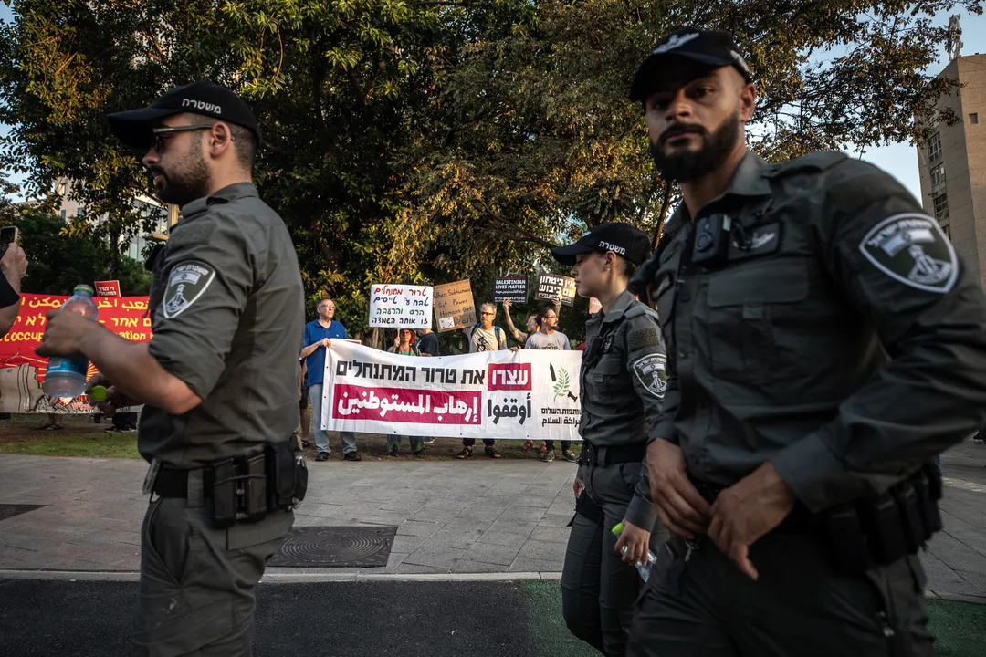 Activists rally against illegal Israeli settler siege of Palestinian homes in occupied West Bank