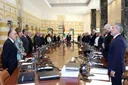 Ливандын президенти Аун Сириялык министрлерден турган делегацияны кабыл алды