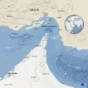 ایران وايي،د تیلو یو لویې ټانکر کښتۍ د  هرمز په تنګي کې له ماین سره تر جنګیدو وروسته اور اخیستی دی