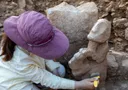 11,000-year-old sculpture of a human riding a leopard unearthed in Türkiye
