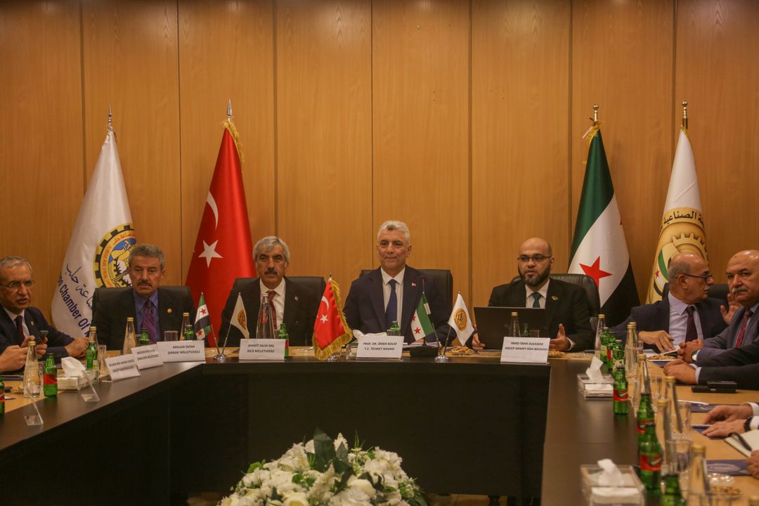 وزير التجارة التركي من حلب: تركيا أكبر شريك تجاري لسوريا