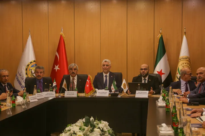 وزير التجارة التركي من حلب: تركيا أكبر شريك تجاري لسوريا