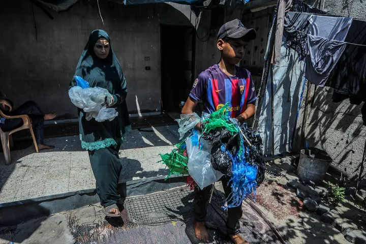 ‘A call to kill children’: Gaza’s children once filled the sky with kites. Now they tear them apart