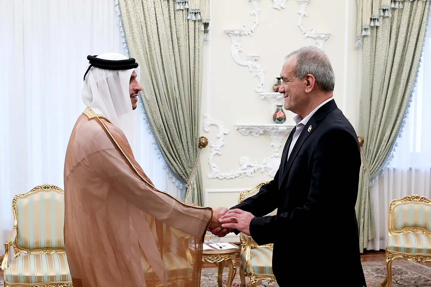 Tehran seeks to turn page on 'painful events' as Doha promises support for Iranians