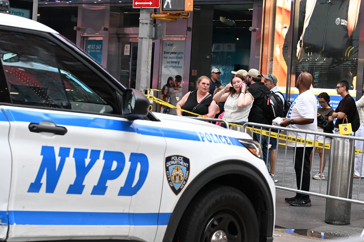 Woman stabs 2, killing one, in Times Square before being shot dead by police