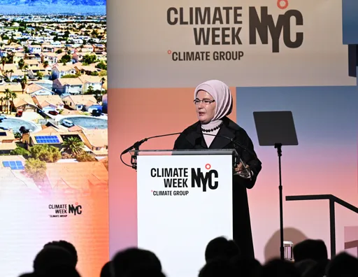 Emine Erdogan calls for changes in consumption habits to tackle climate crisis