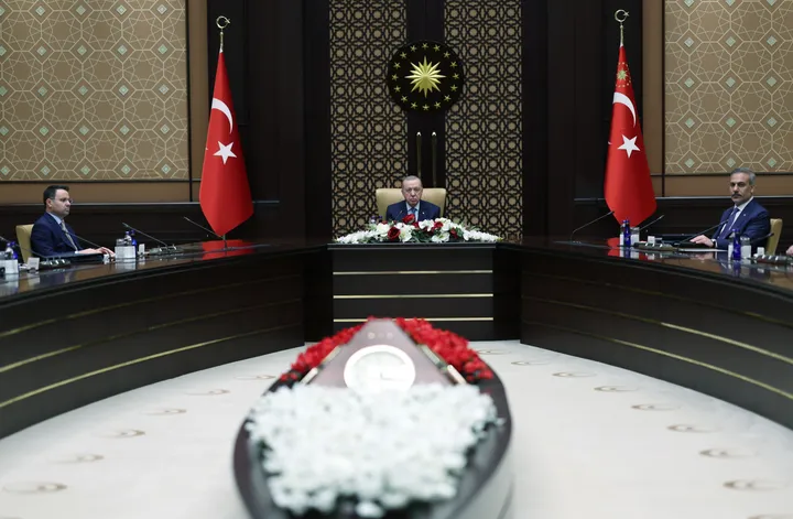 أردوغان يترأس اجتماع مجلس الأمن السيبراني التركي في العاصمة أنقرة