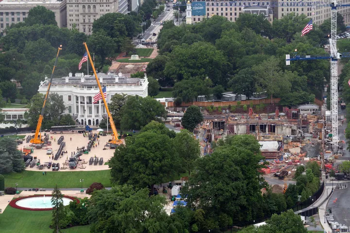 US court blocks Trump's ballroom project, setting up Supreme Court fight