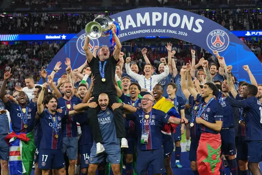 Paris Saint-Germain win Champions League after shootout victory over Arsenal