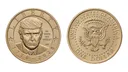 US Mint puts sitting President Trump on $1 coin, a rare first in a century