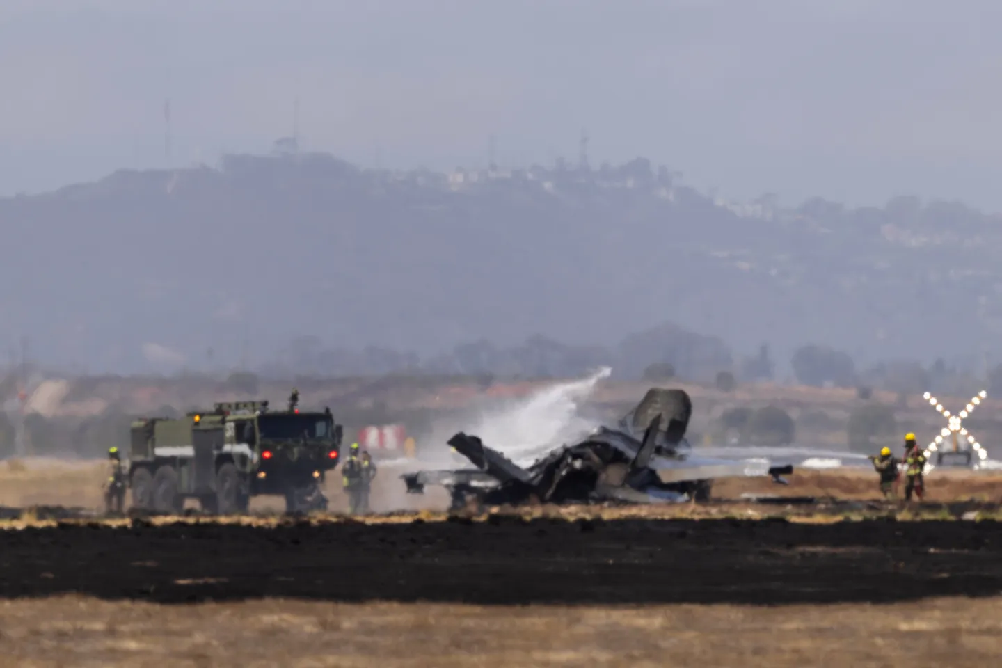 US F-35 fighter jet crashes near California military base