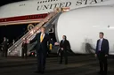 Trump confirms aircraft switch after NATO summit
