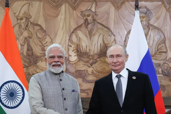 SCO सम्मेलन से इतर पुतिन-मोदी की मुलाकात, रूस-भारत संबंधों और आर्थिक सहयोग पर चर्चा
