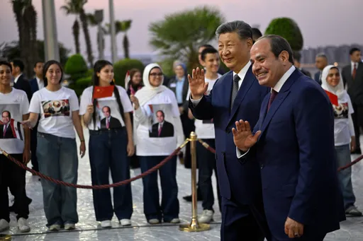 Why did Xi choose to visit Egypt amid the US-Iran tensions?