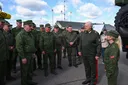 Manewry Białorusi w pobliżu granicy z Polską i Litwą