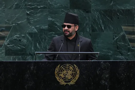 Nepal’s Shah tells UN floods are a ‘warning to the world’ on climate crisis