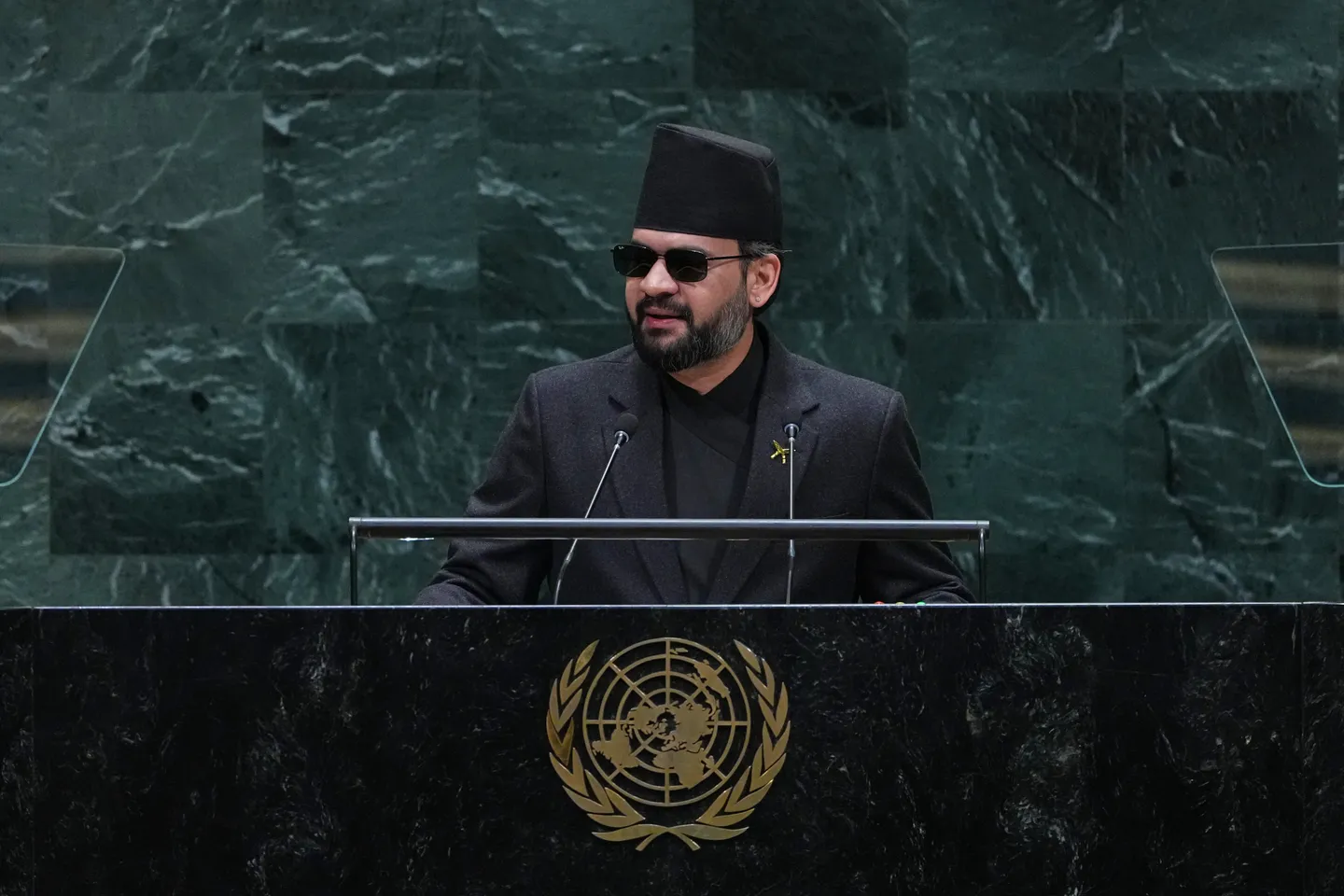 Nepal’s Shah tells UN floods are a ‘warning to the world’ on climate crisis