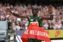 Kenya's Kipchoge wins first marathon in three years