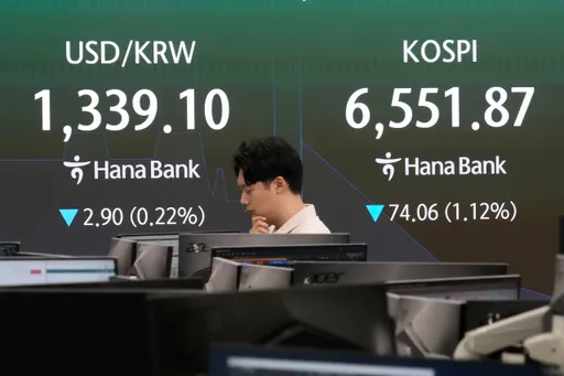 한국·대만 증시, AI 불안감에 아시아 증시 하락 주도
