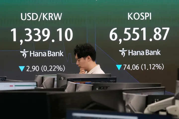 한국·대만 증시, AI 불안감에 아시아 증시 하락 주도