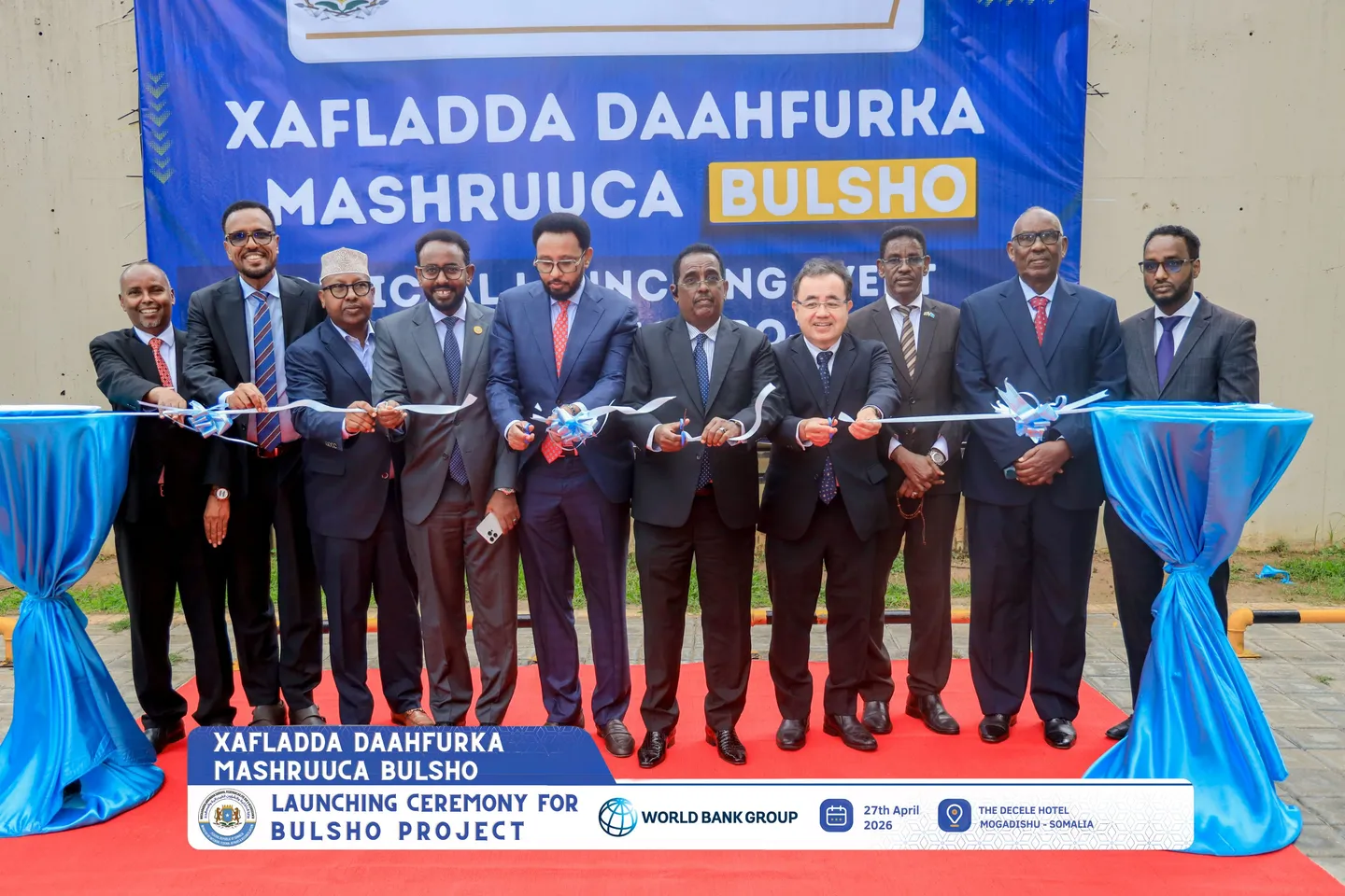 Soomaaliya oo Daahfurtay Mashruuca Bulsho ee Xoojinta Maamul Wanaagga iyo Dhismaha Nabadda