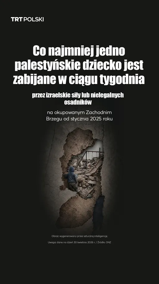 Co najmniej jedno palestyńskie dziecko jest zabijane w ciągu tygodnia