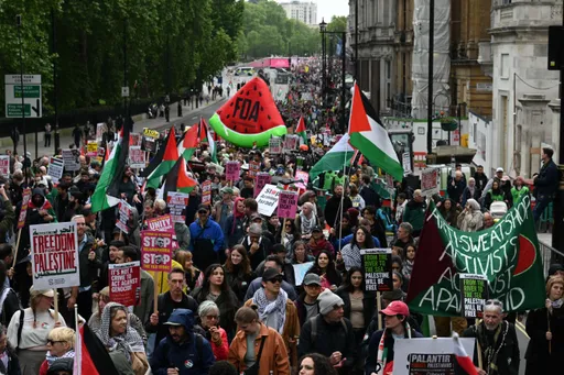 Proteste in London: Kritik an rechter Großkundgebung am Nakba-Tag