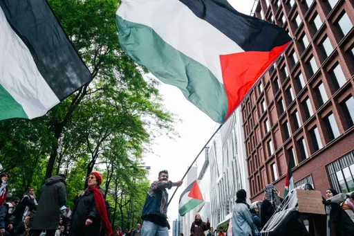Protest w Brukseli. Tłumy na ulicach w sprawie Palestyny
