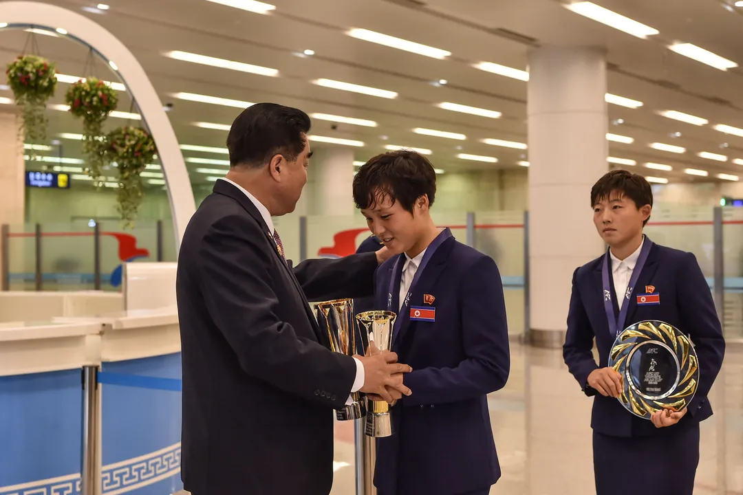 북한 체육상, 아시안게임 참가차 일본 도착