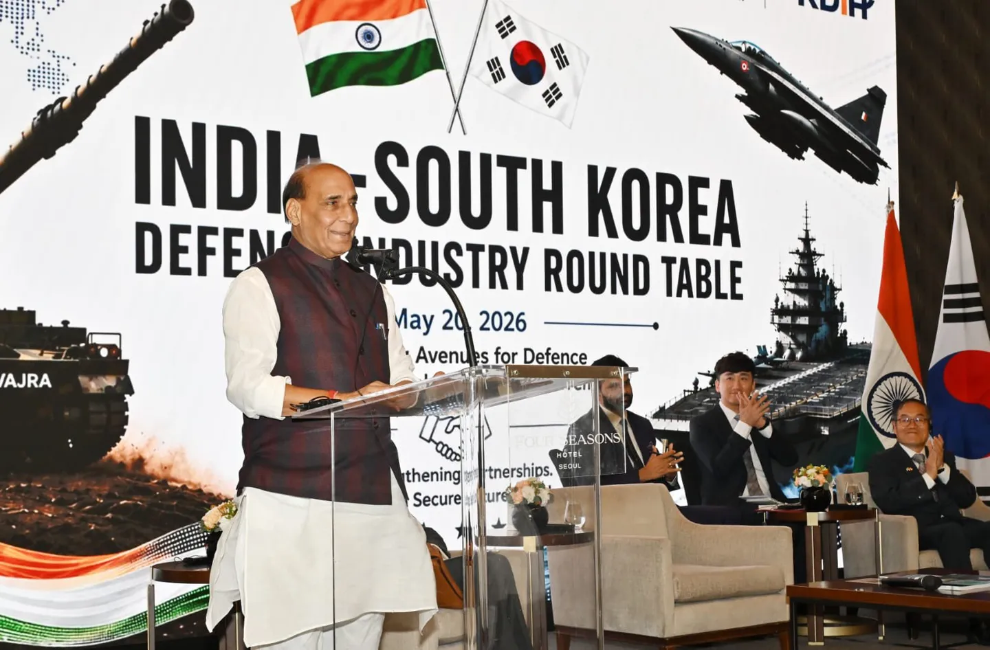 भारत और दक्षिण कोरिया रक्षा सहयोग बढ़ाने पर सहमत