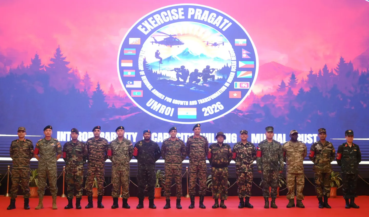 Pasukan Indonesia ambil bagian dalam latihan militer multinasional PRAGATI di India