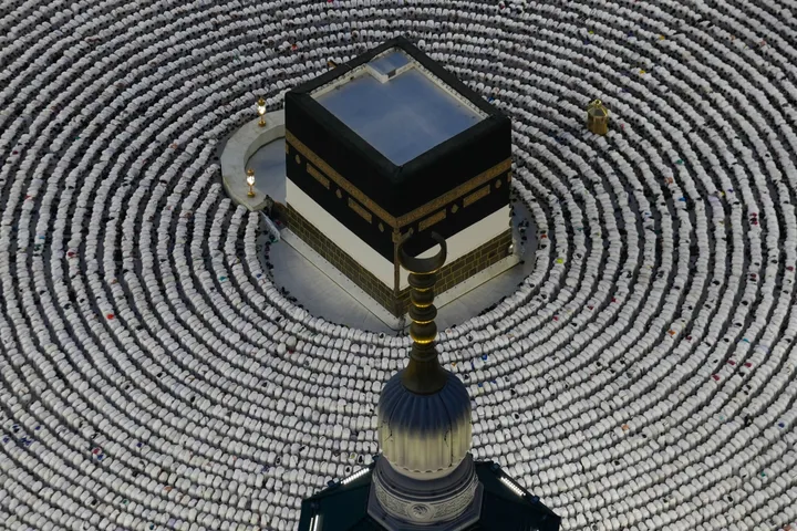 Muslimische Pilgerfahrt Hadsch beginnt in Mekka