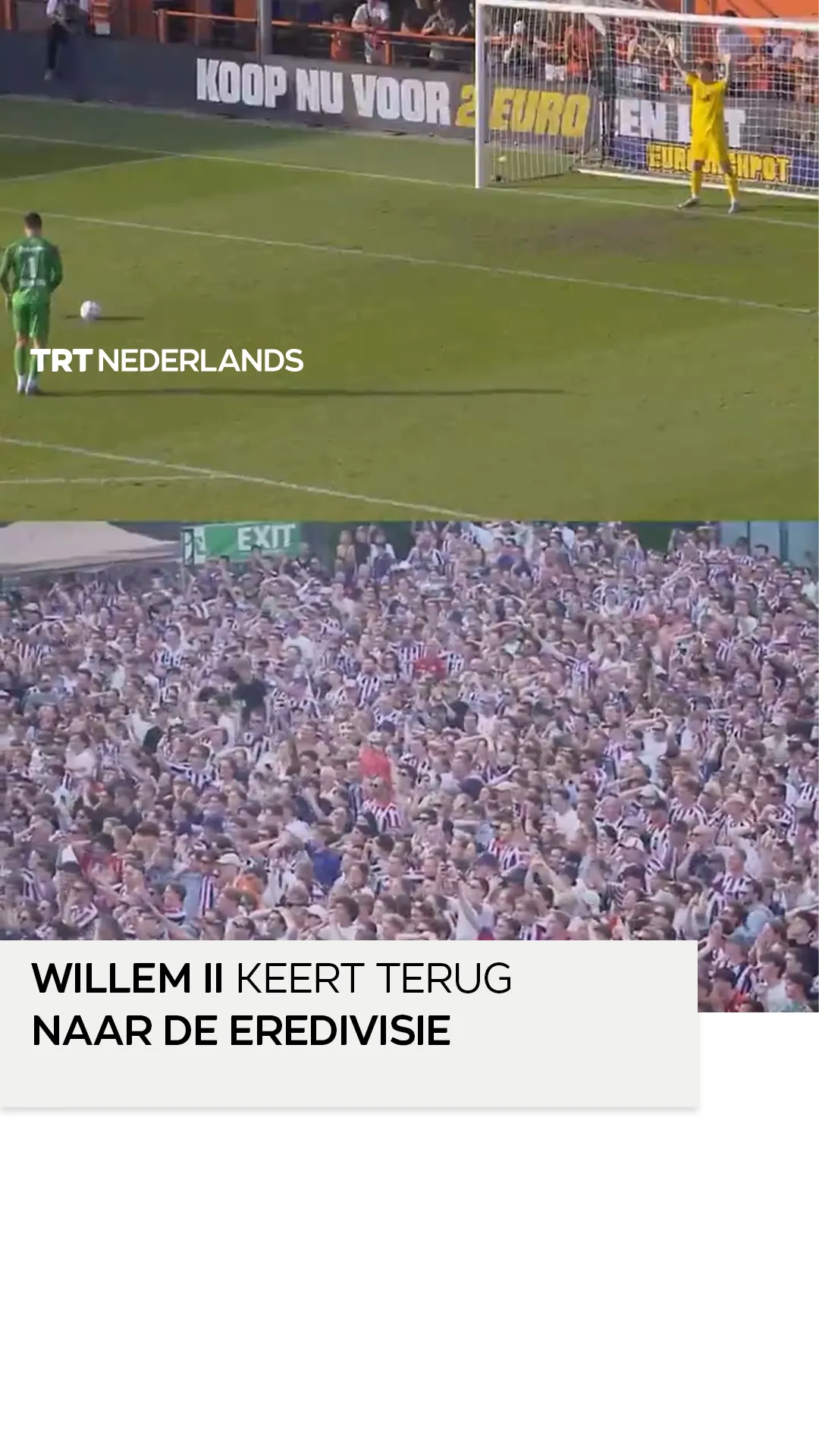 Willem II keert terug naar de Eredivisie na beslissende penalty van doelman tegen Volendam