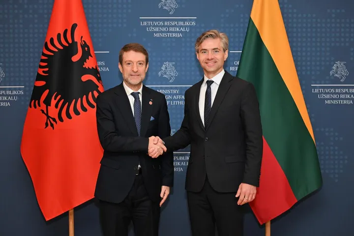 Ministri Hoxha takon homologun lituanez: Lituania mbështet anëtarësimin e Shqipërisë në BE