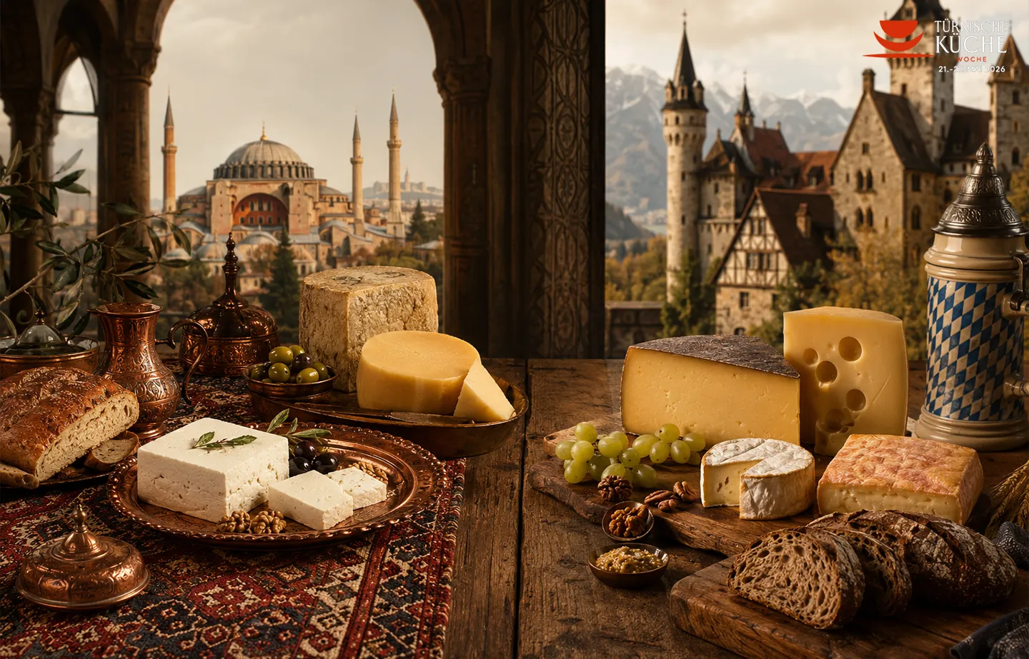 Zwischen Gouda und Beyaz Peynir: Was die Käsekulturen von Deutschland und Türkiye unterscheidet