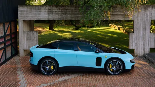 Ferrari’s first electric car sells for record $40M at charity auction
