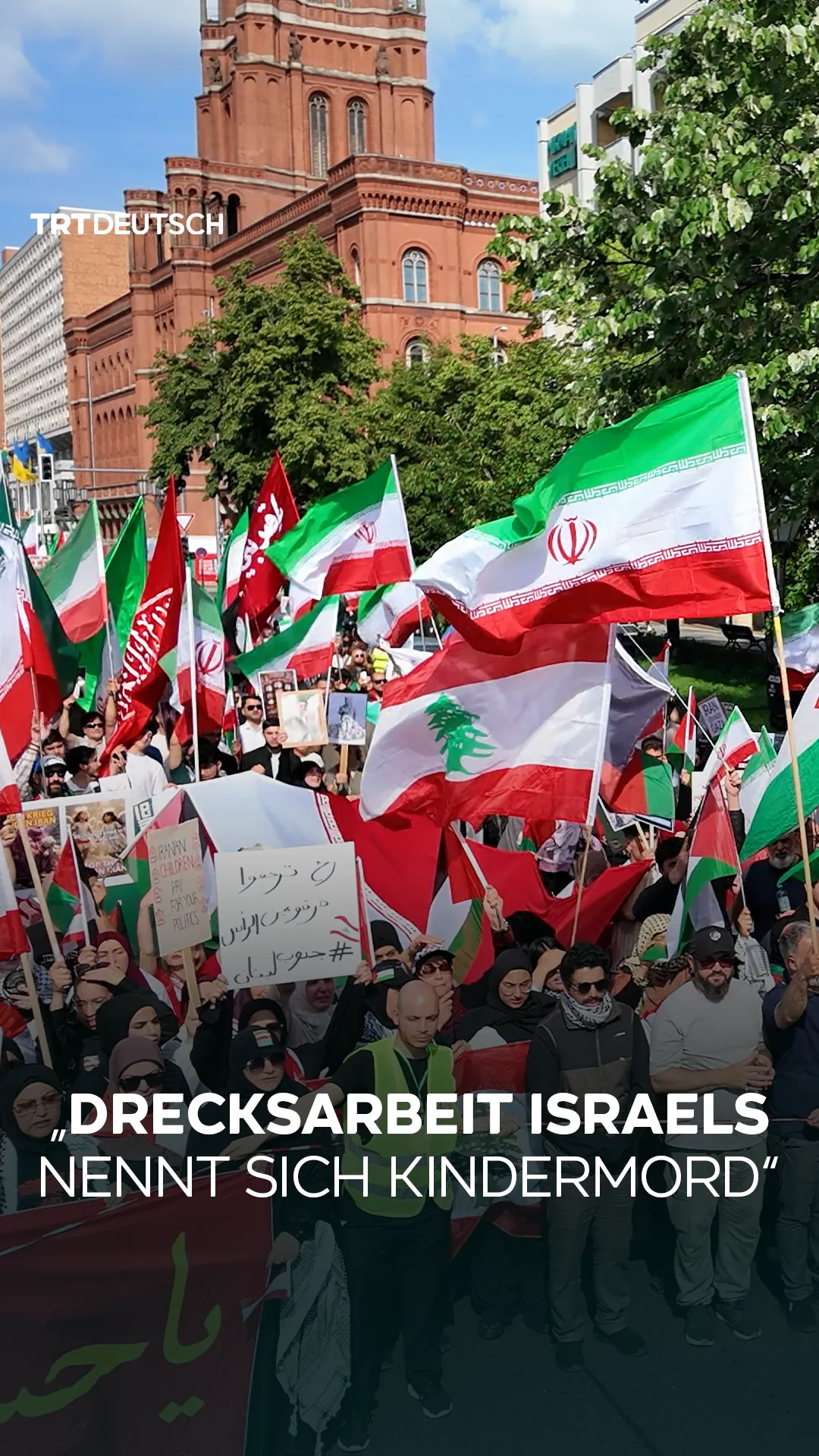 „Drecksarbeit Israels nennt sich Kindermord“