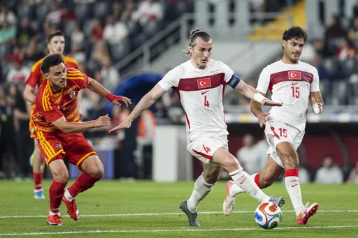 Futboll: Türkiye triumfon 4–0 në ndeshjen miqësore kundër Maqedonisë së Veriut
