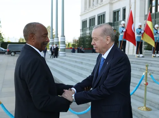 Erdoğan takon në Ankara kryetarin e Këshillit të Sovranitetit të Sudanit