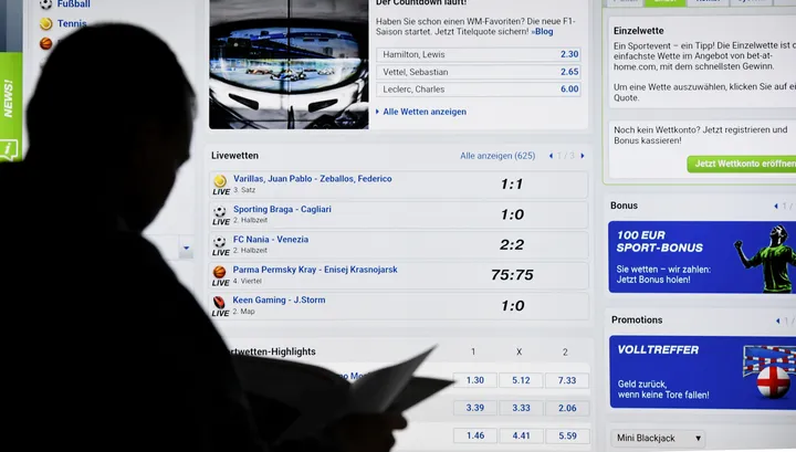 Fußball im TV: Werbung für Sportwetten nahezu dauerhaft präsent