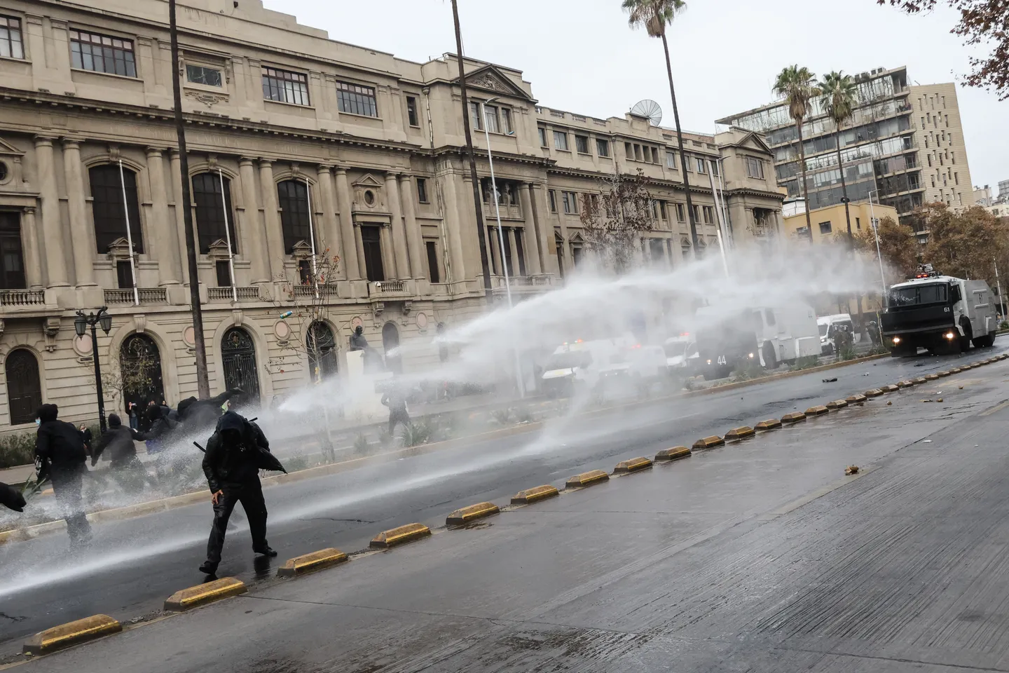 Chile student protests over austerity turn violent, dozens injured